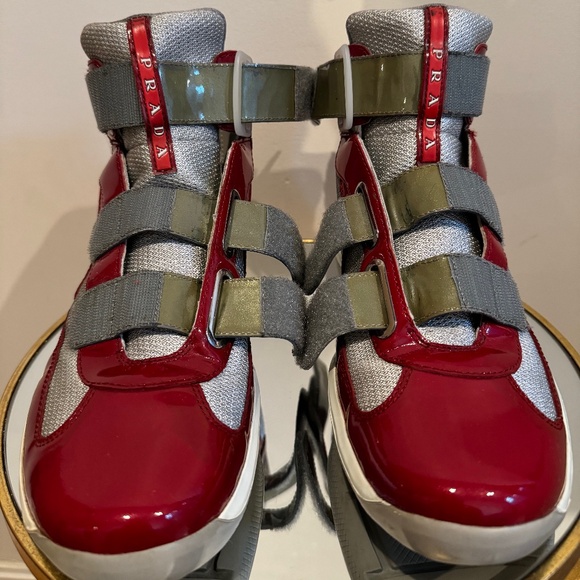 Prada Patent Leather High-Tops - Picture 5 of 15